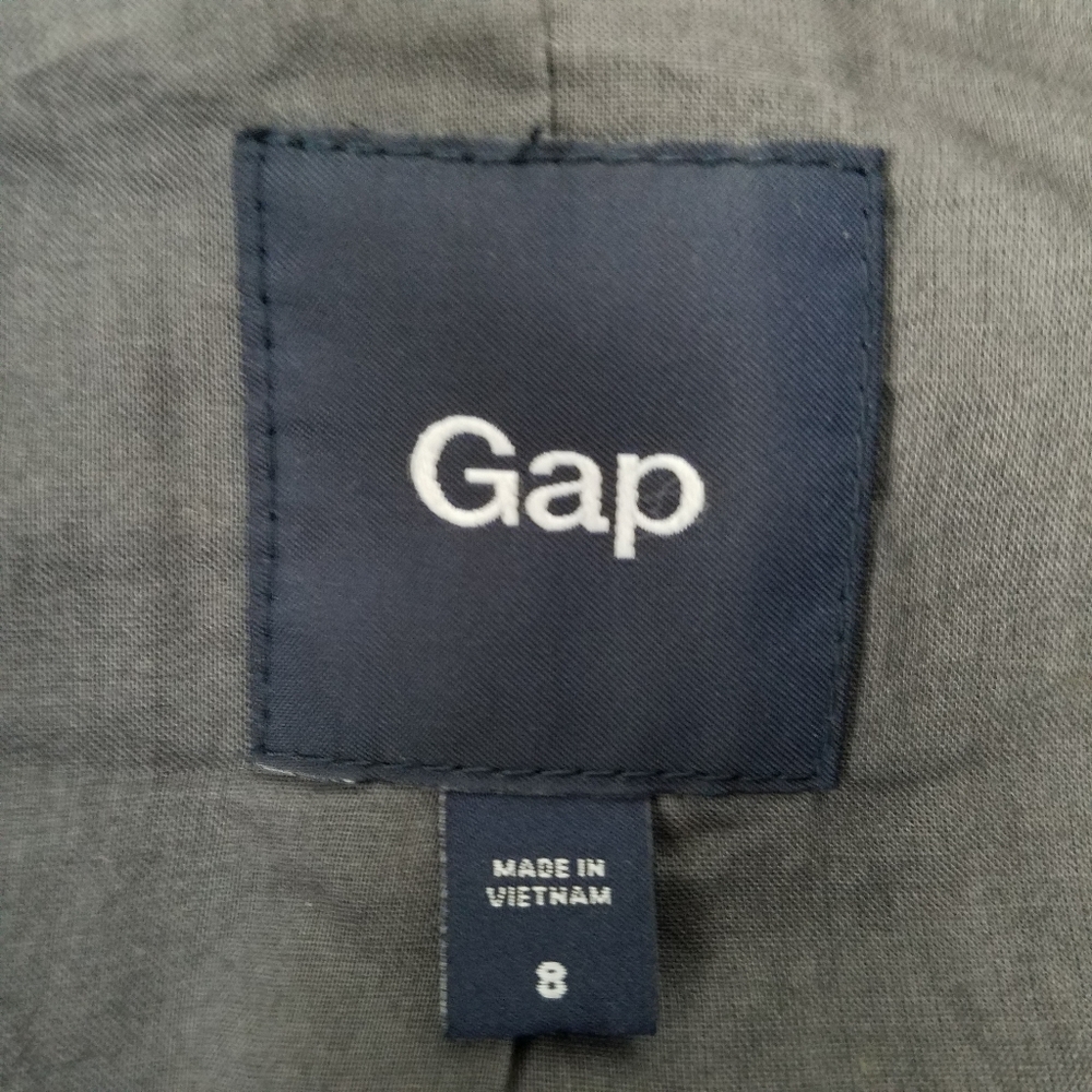 Gap Gray Wool Blend Winter Jacket Women's Size 8 - Picture 4 of 7